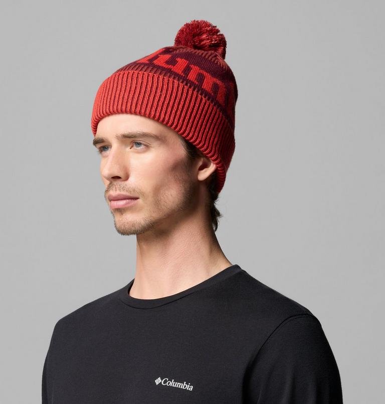Polar Powder III Beanie, Color: Super Sonic, Red Oxide, Rich Wine, image 3