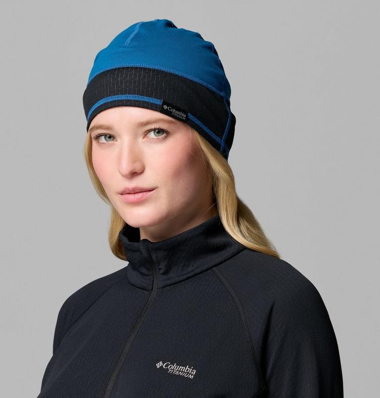 Unisex Titanium Performance Beanie, Color: Phoenix Blue, image 4
