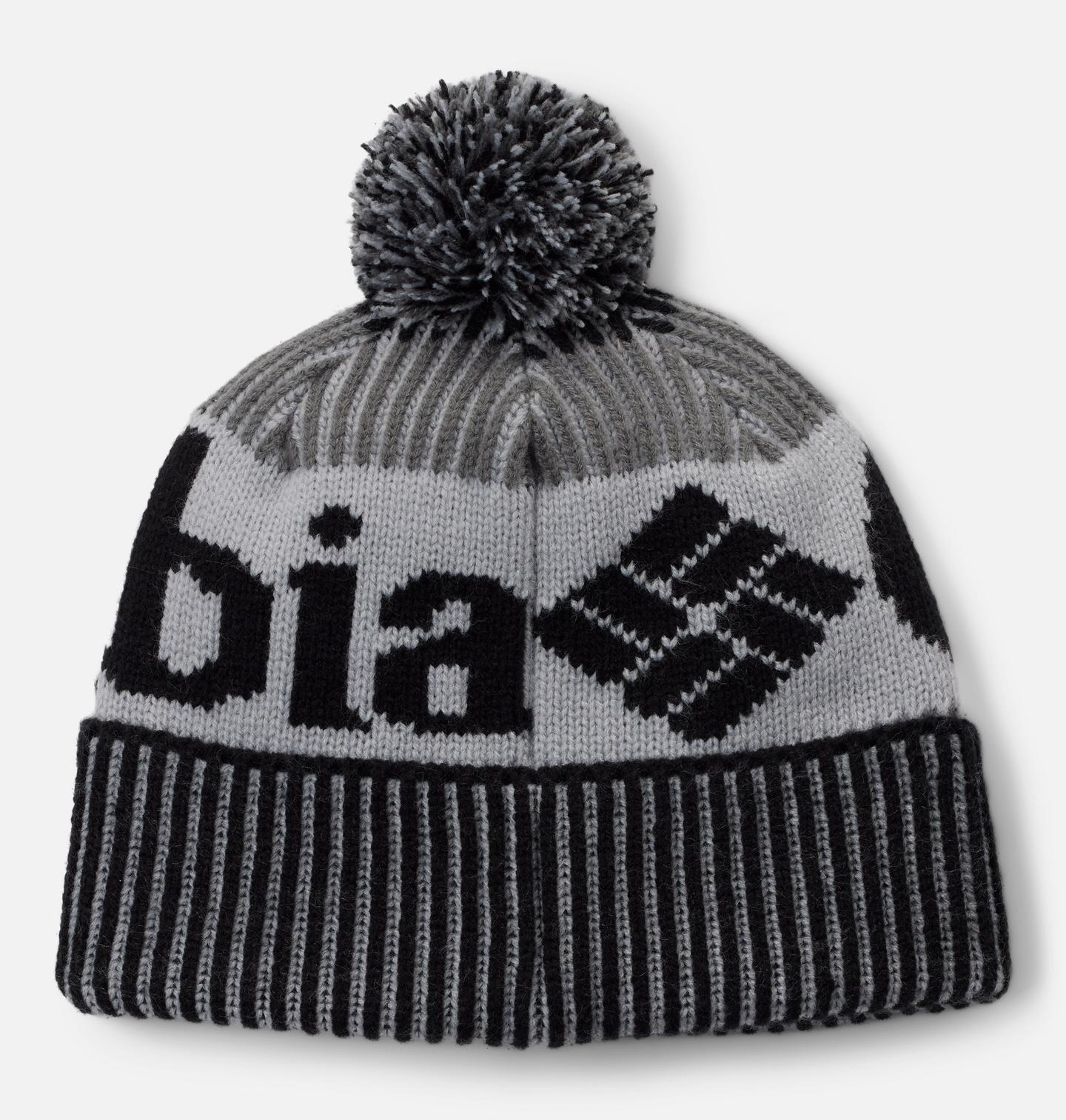 Детская шапка Columbia Polar Powder III Beanie, цвет: Чёрный / Серый — фото 2