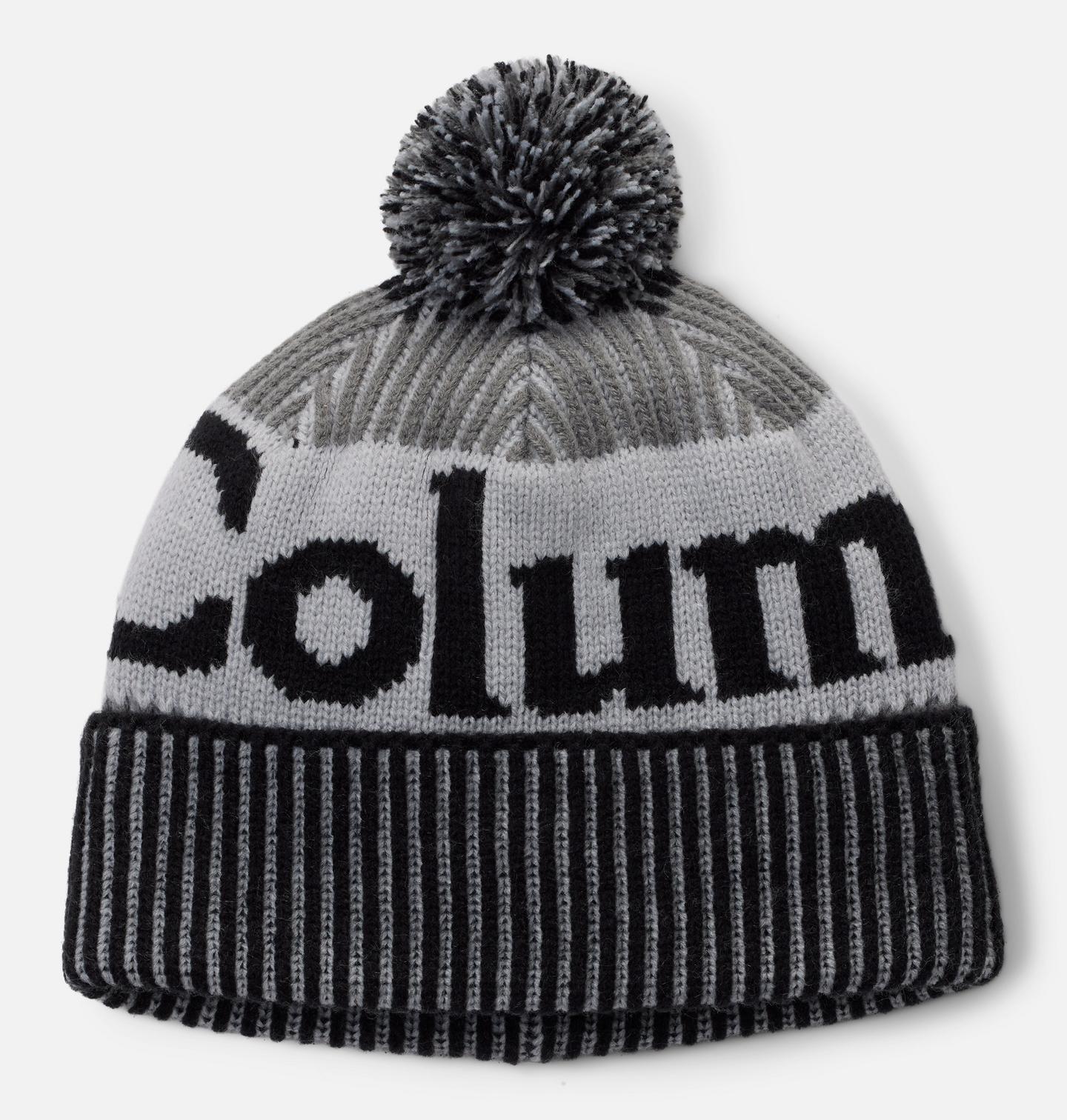 Детская шапка Columbia Polar Powder III Beanie, цвет: Чёрный / Серый — фото 1