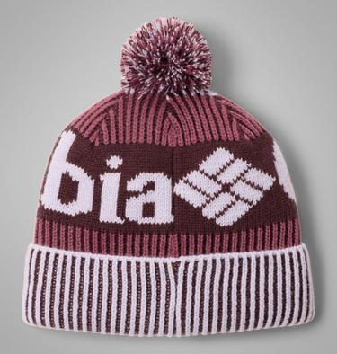 Unisex Youth Polar Powder III Beanie, Color: Purple Tint, Antique Mauve, Moonvista, image 2