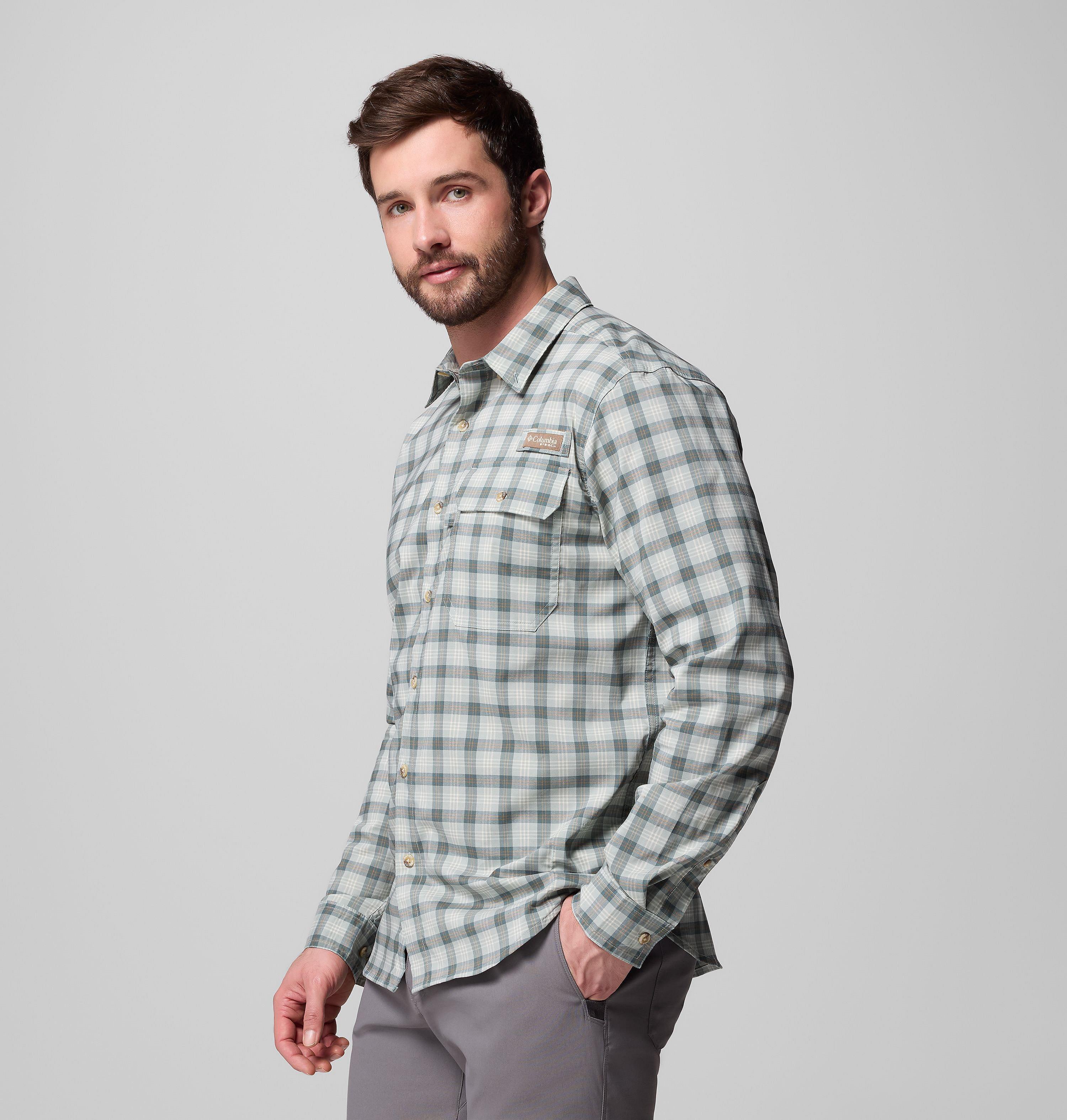 Men's Sharptail Long Sleeve Yarn Dye Shirt 4