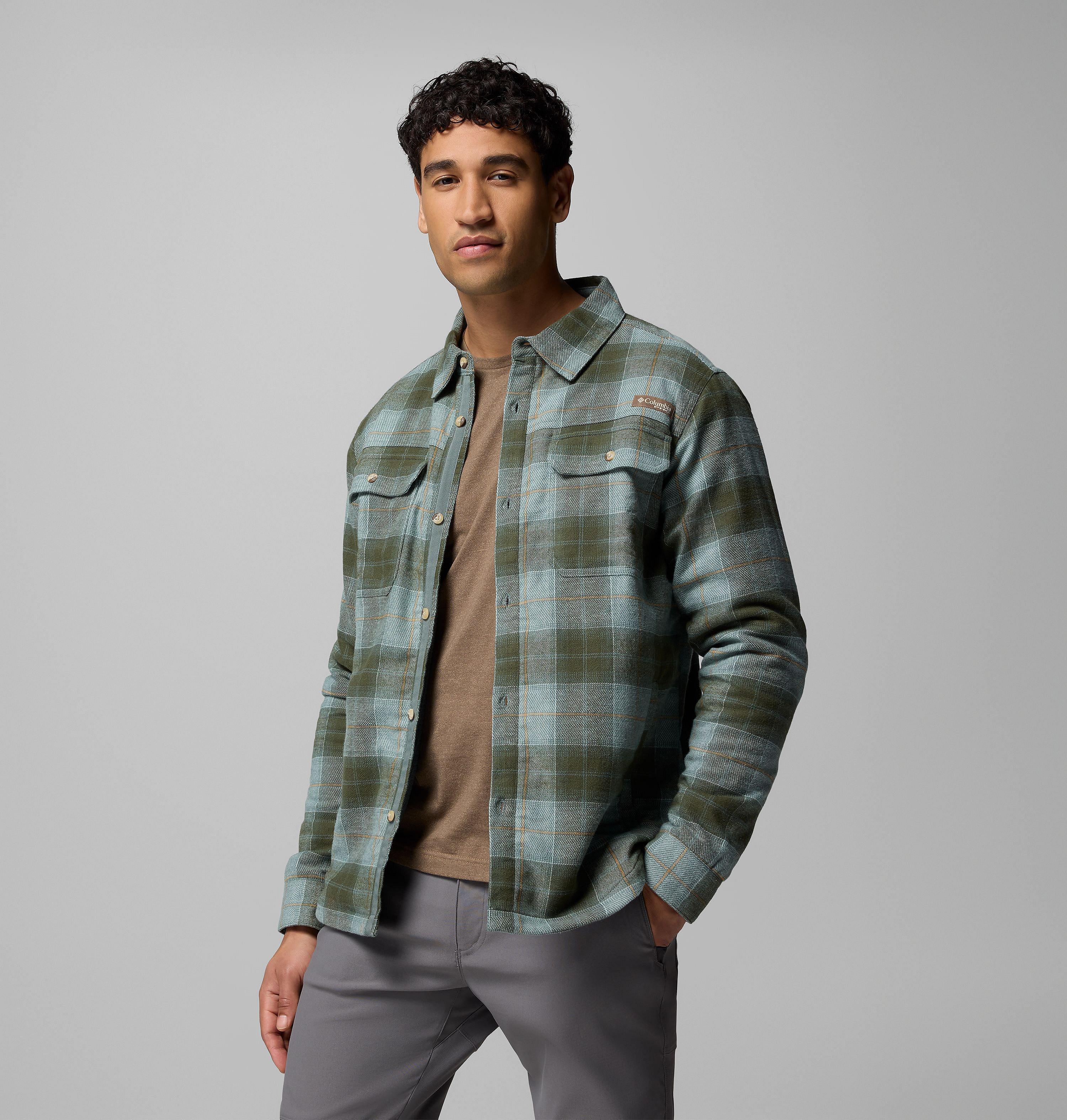 Men's Saddle Point Warm Lined Flannel | 337 | S 5