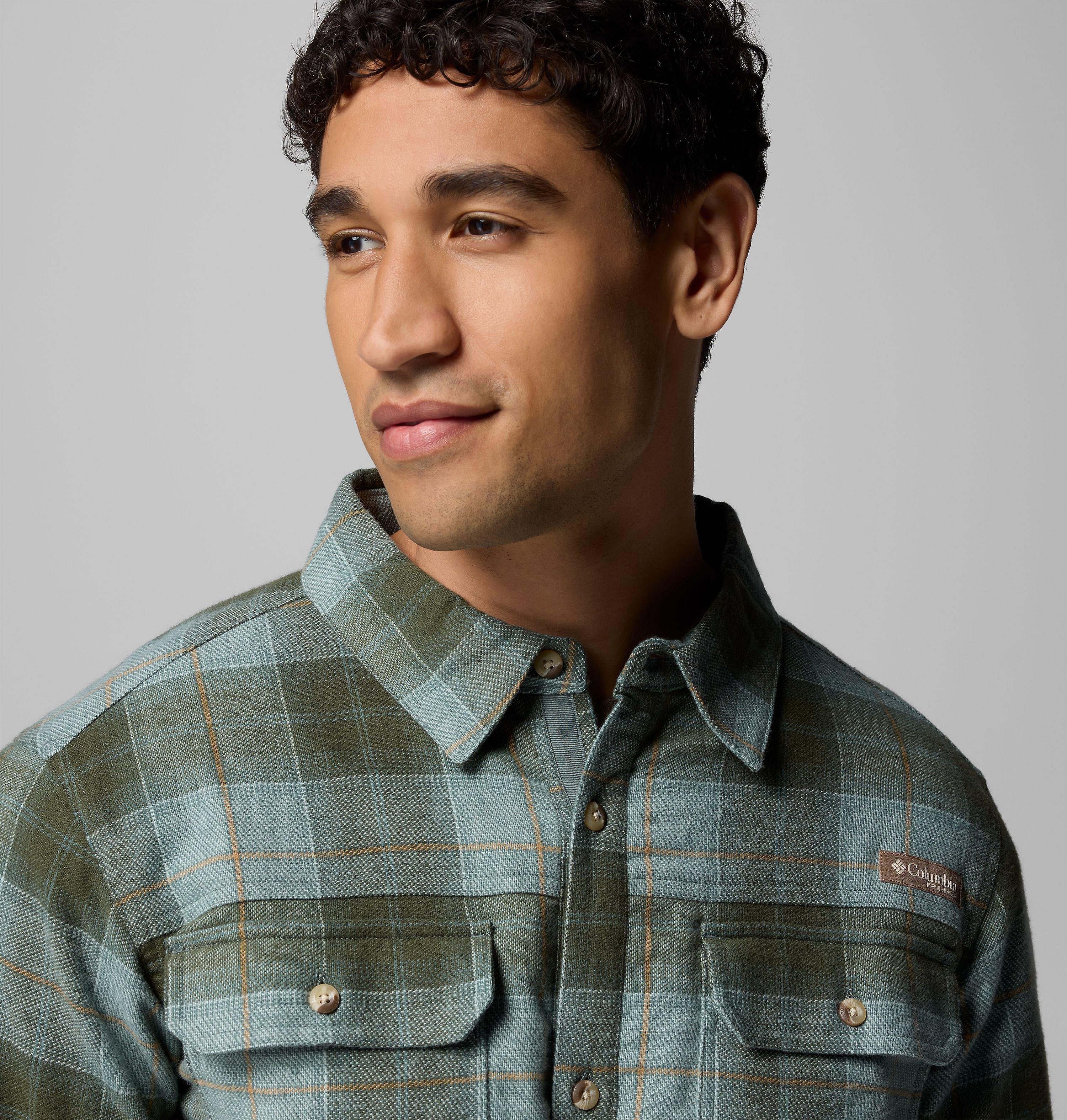 Men's Saddle Point Warm Lined Flannel | 337 | S 7