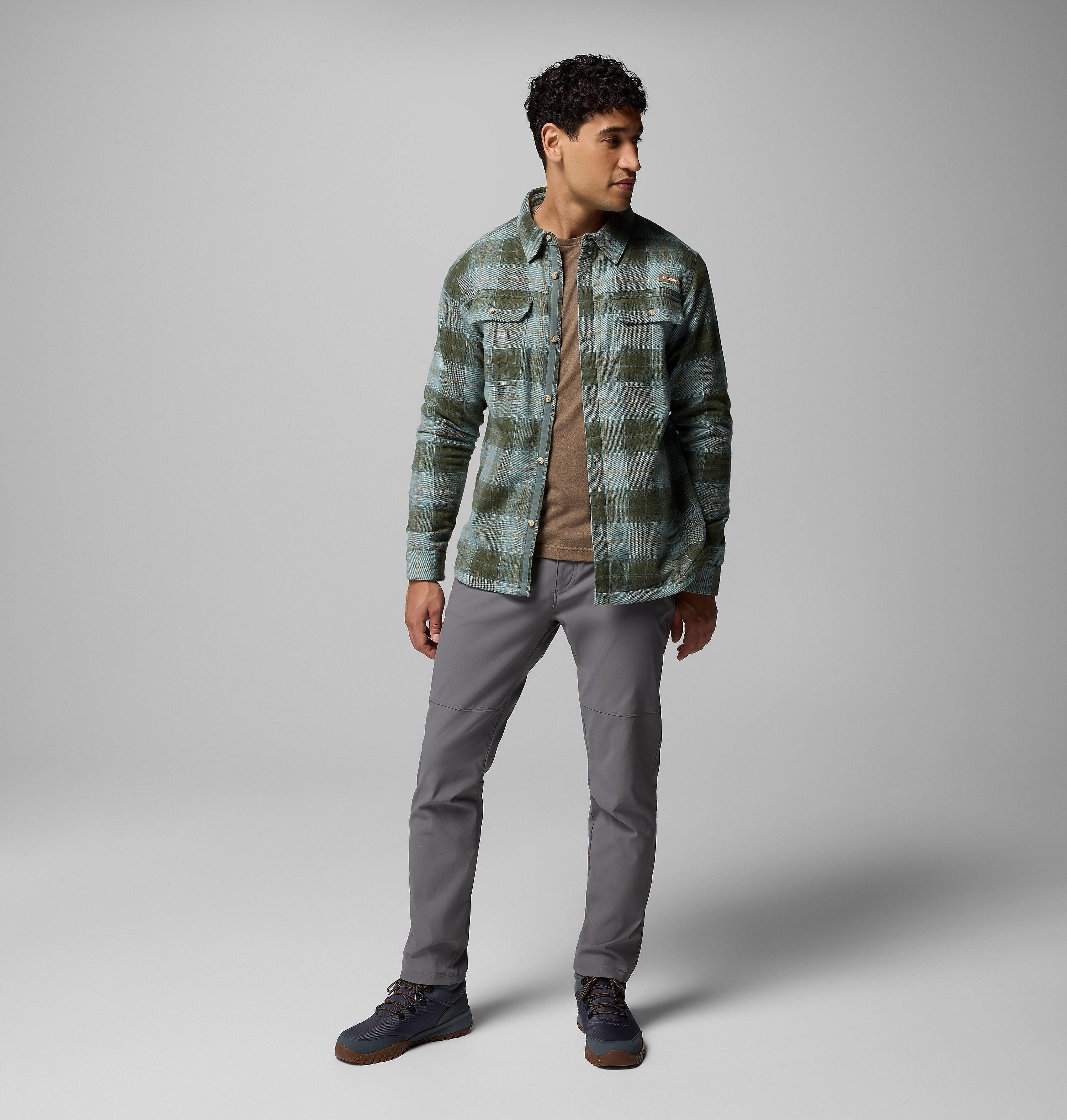 Men's Saddle Point Warm Lined Flannel | 337 | S 9