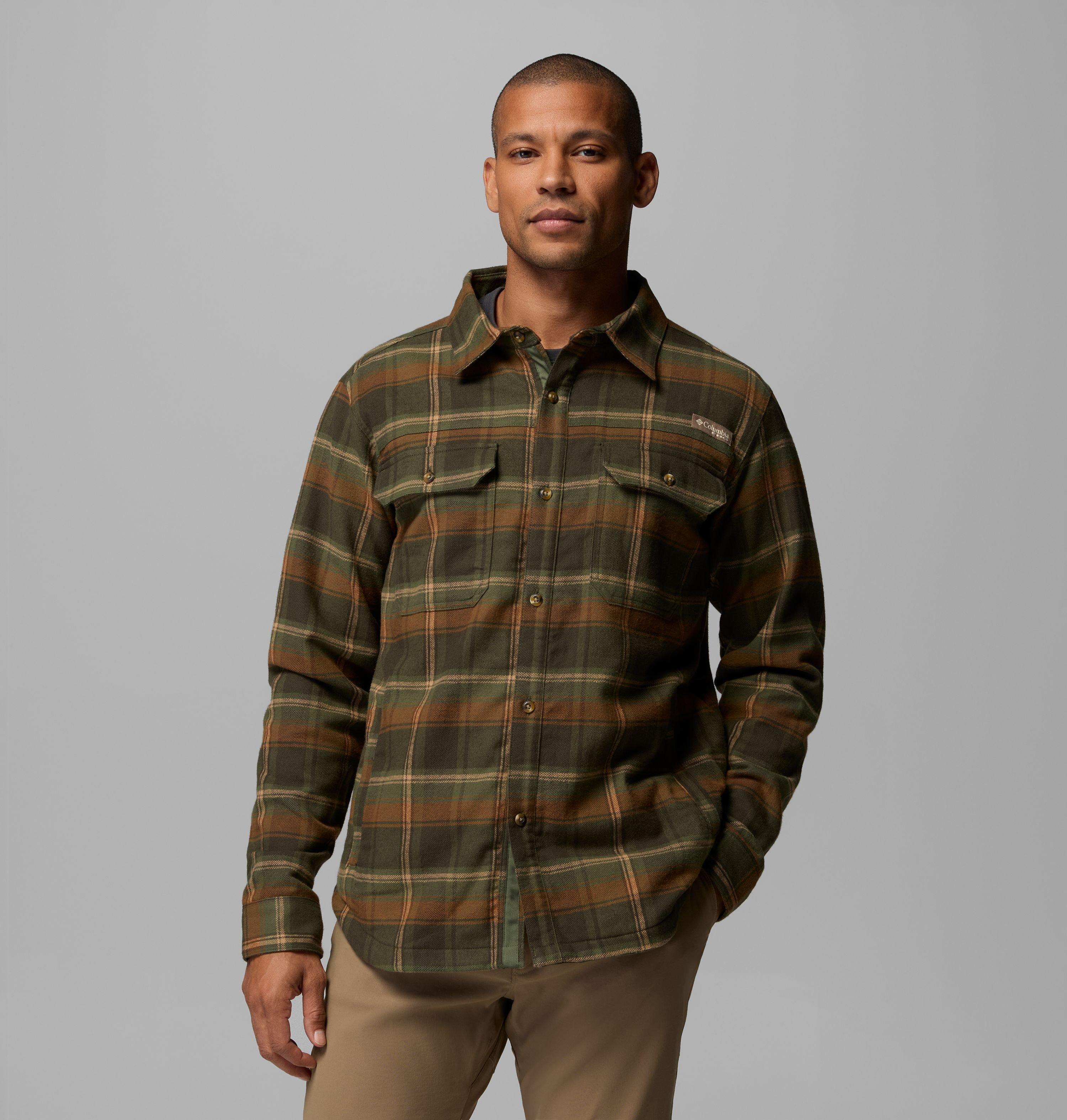 Columbia Sportswear Men's Saddle Point Warm Lined Long Sleeve Flannel Shirt