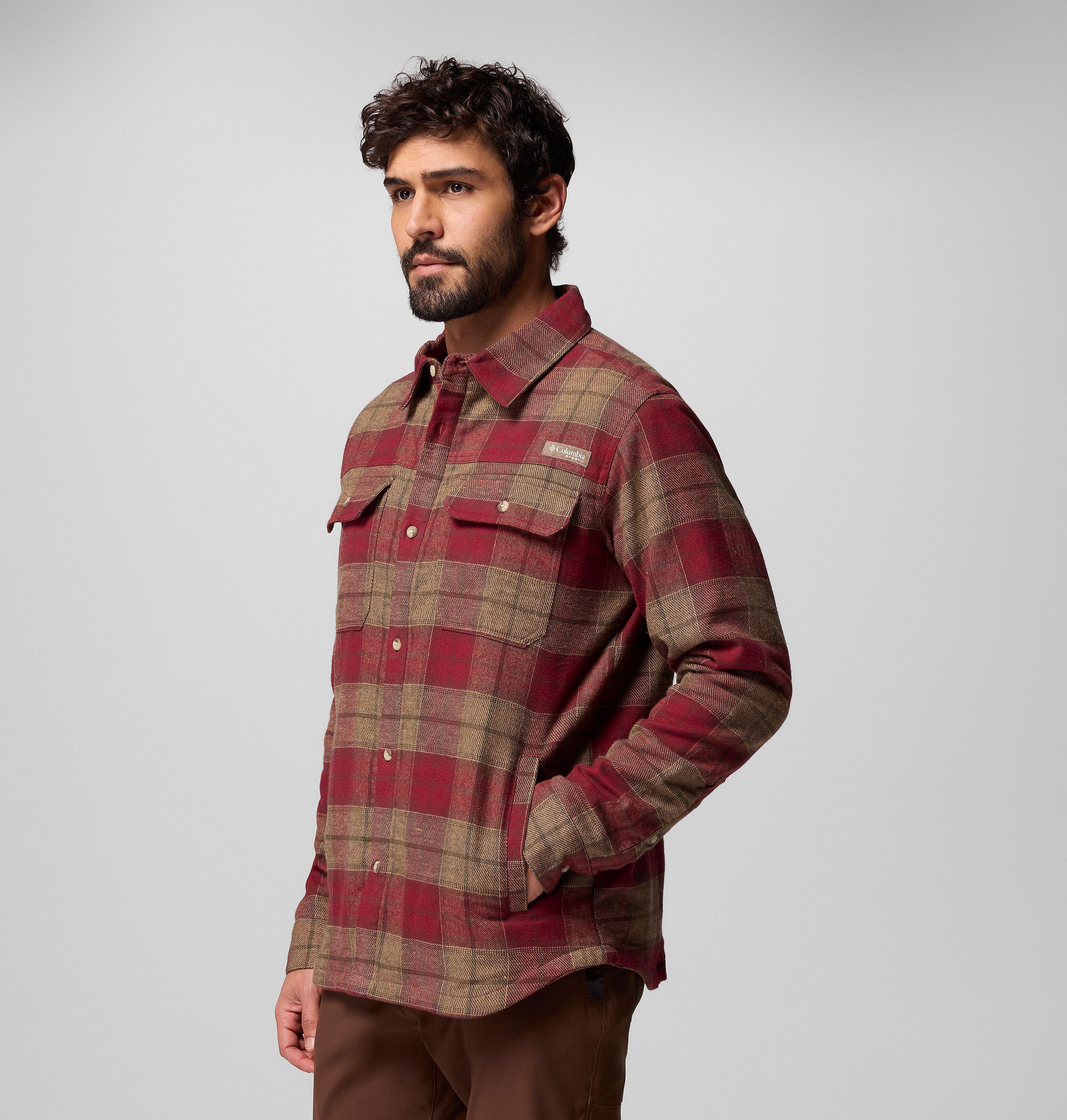 Men's Saddle Point Warm Lined Flannel | 664 | L 4