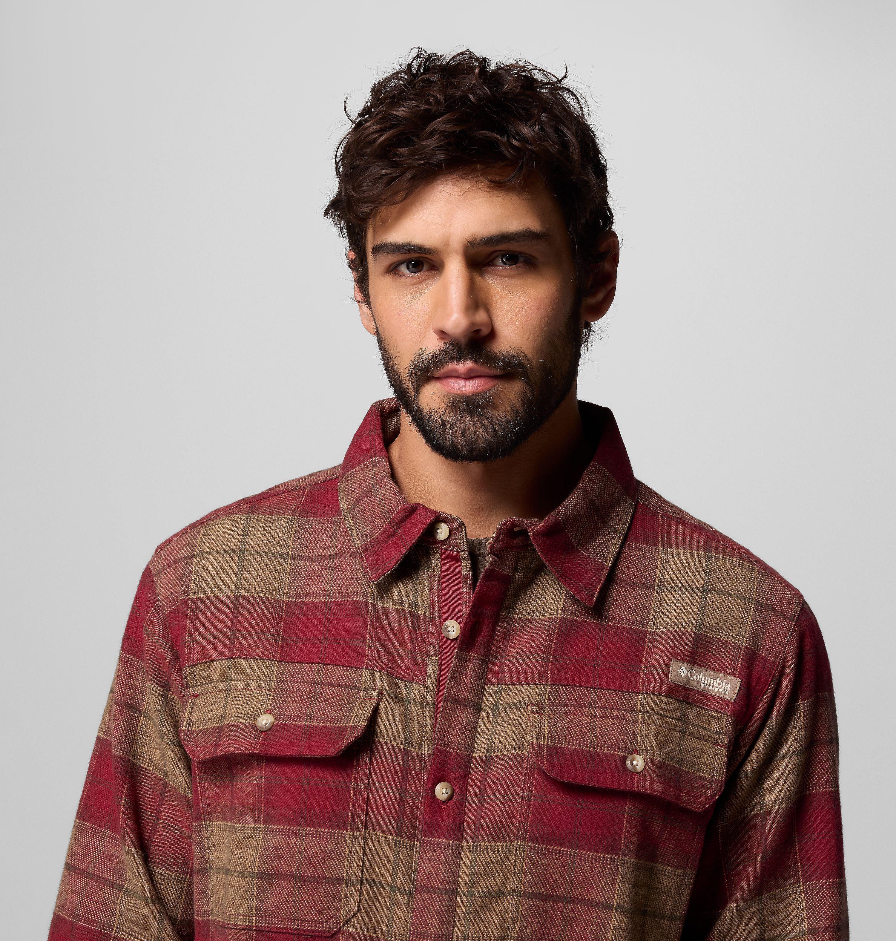Men's Saddle Point Warm Lined Flannel | 664 | L 5