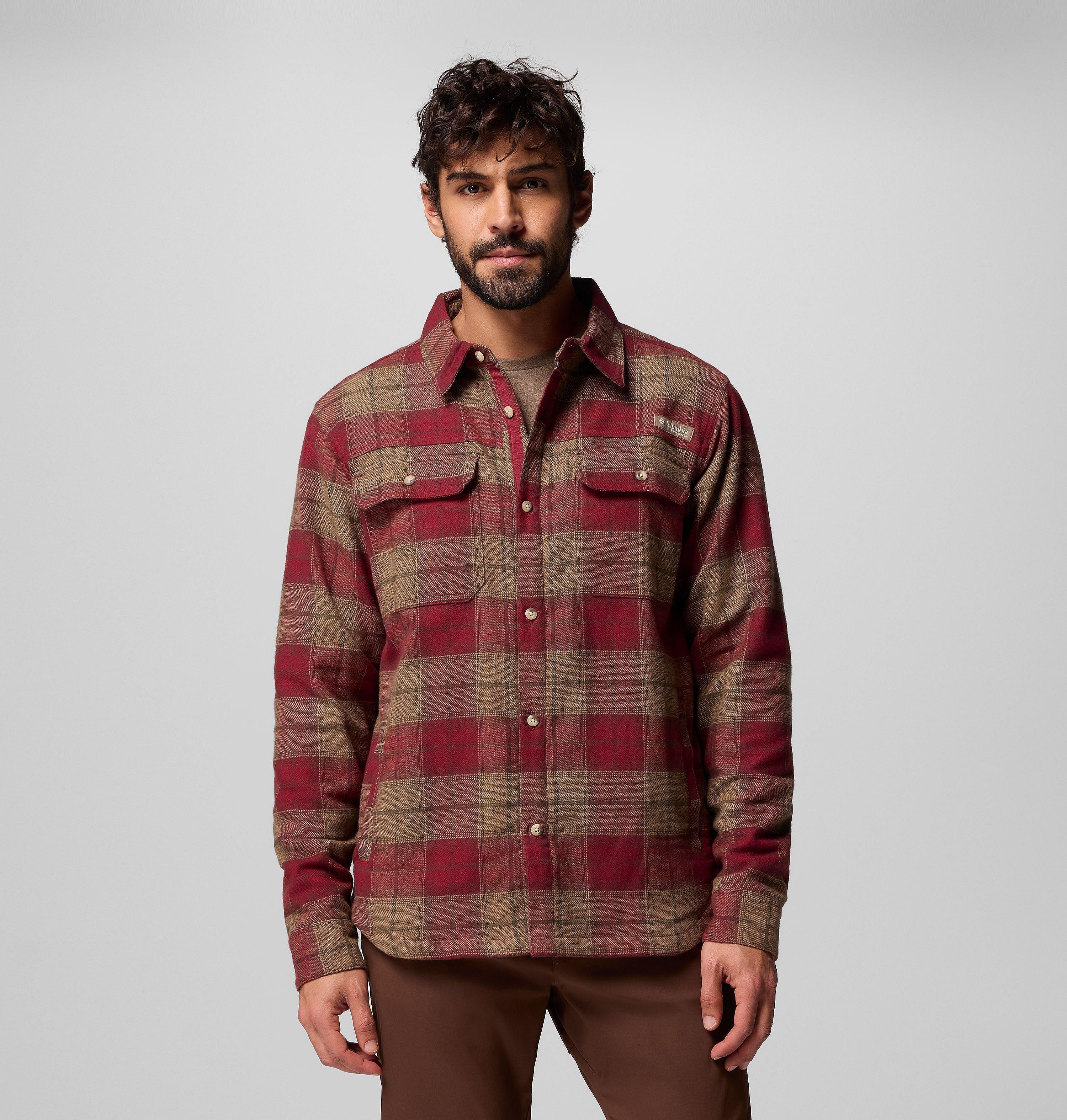Men's Saddle Point Warm Lined Flannel | 664 | L 8