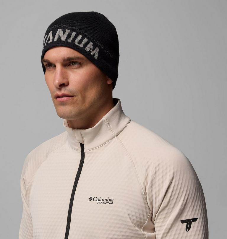 Unisex Columbia Heat III Beanie, Color: Black, Reflective T Spike, image 3