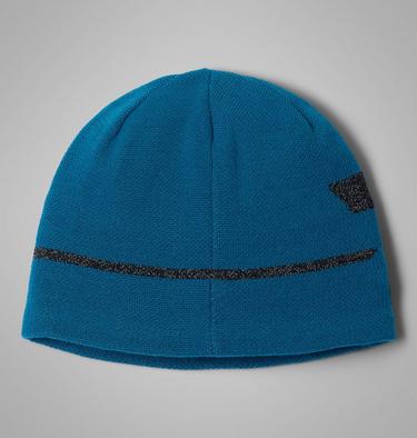 Unisex Columbia Heat III Beanie, Color: Phoenix Blue, Reflective T Spike, image 4