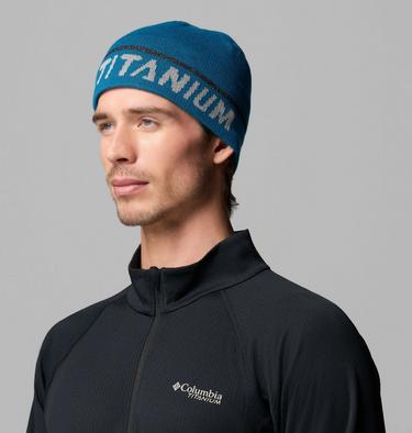 Unisex Columbia Heat III Beanie, Color: Phoenix Blue, Reflective T Spike, image 7