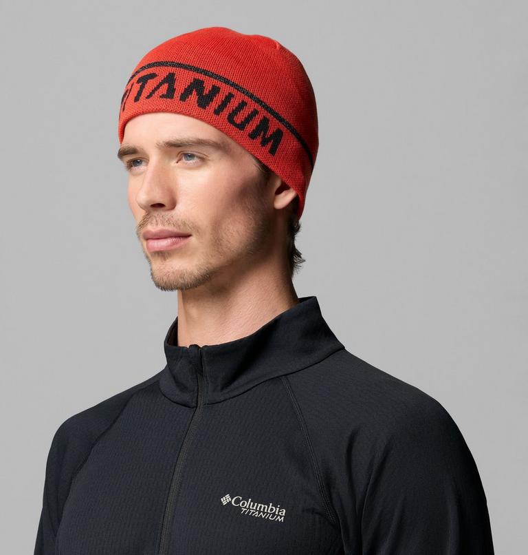 Unisex Columbia Heat III Beanie, Color: Super Sonic, Reflective T spike, image 3