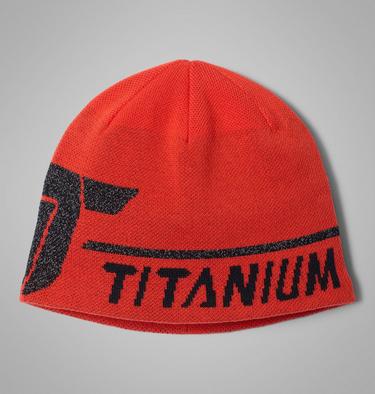 Unisex Columbia Heat III Beanie, Color: Super Sonic, Reflective T spike, image 1