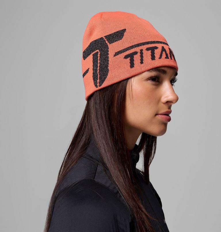 Unisex Columbia Heat III Beanie, Color: Zing, Reflective T Spike, image 6