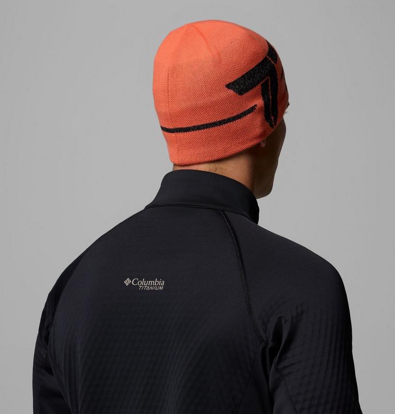 Unisex Columbia Heat III Beanie, Color: Zing, Reflective T Spike, image 3