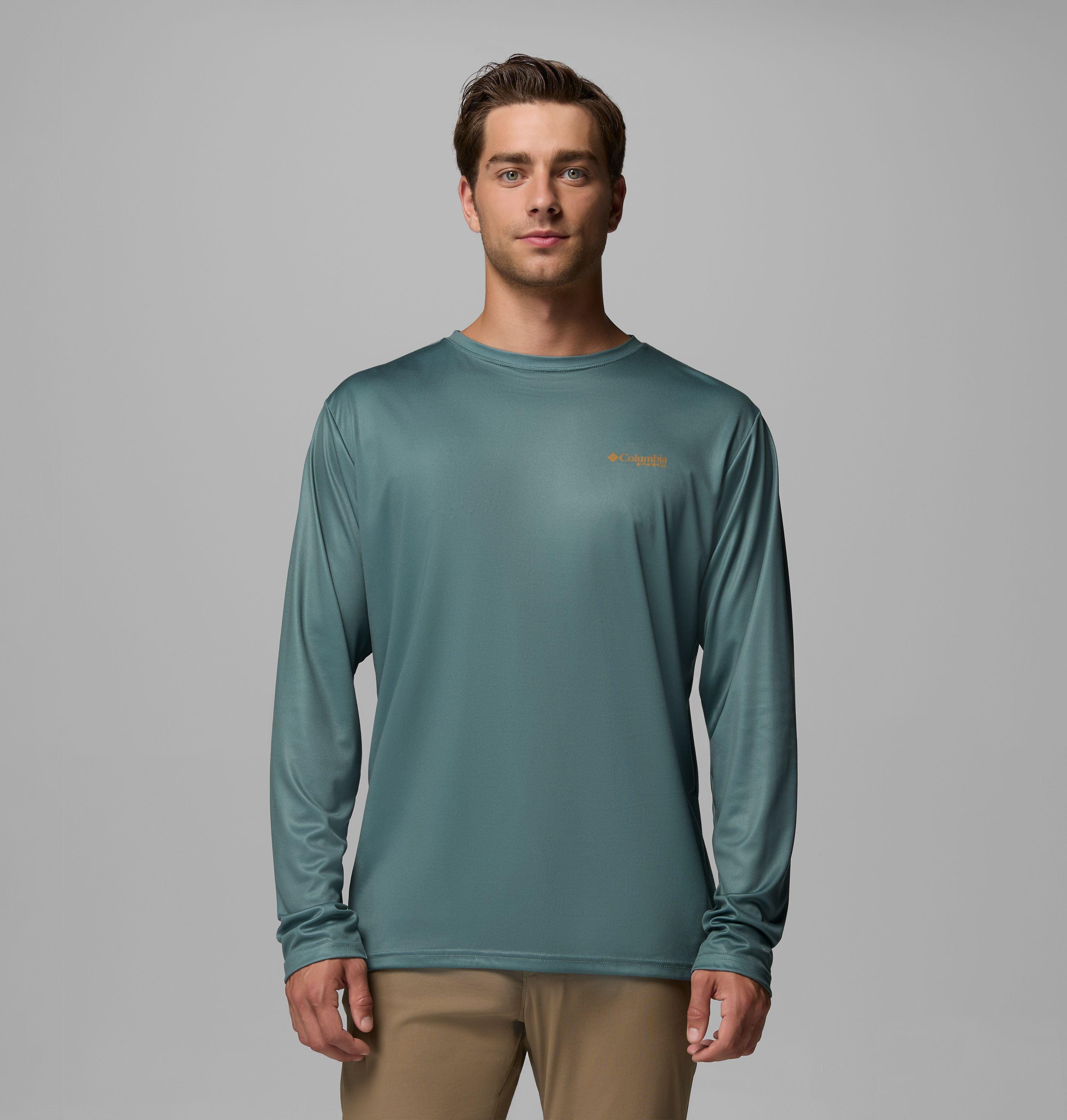 Columbia Men's PHG Terminal Shot Diamond Long Sleeve Shirt-