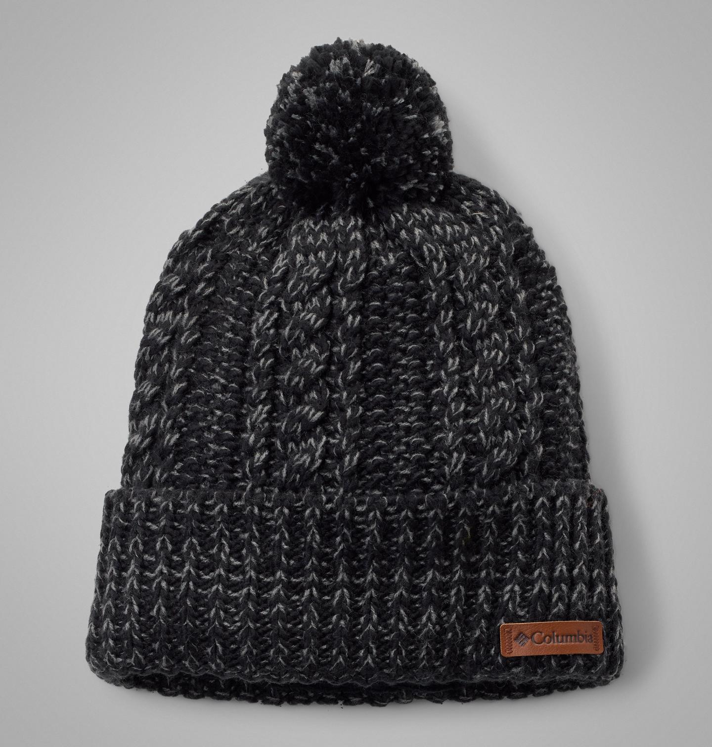 Шапка Columbia Cozy Ridge Beanie, цвет: Чёрный / Серый — фото 1