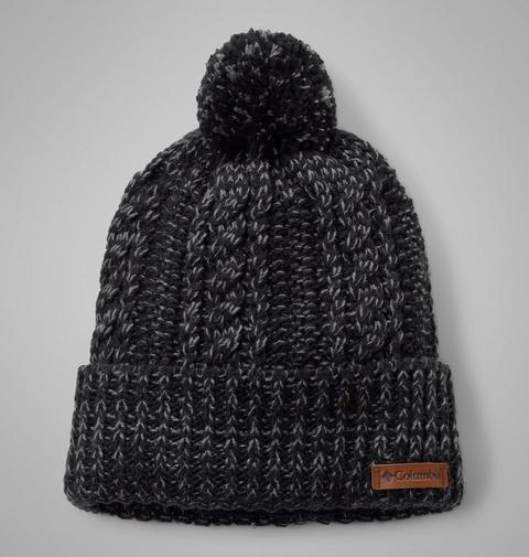 Шапка Columbia Cozy Ridge Beanie, цвет: Чёрный / Серый