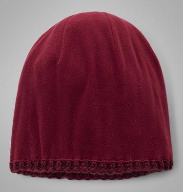 Unisex Cozy Ridge Beanie, Color: Rich Wine, Black Marled, image 2