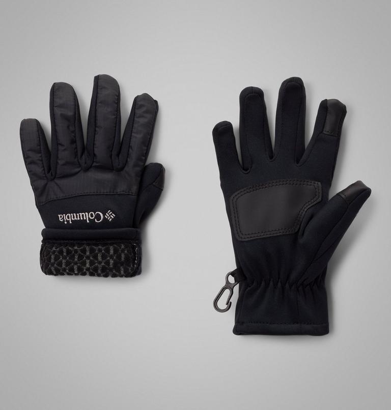 Youth Arctic Crest Gloves, Color: Black, image 2