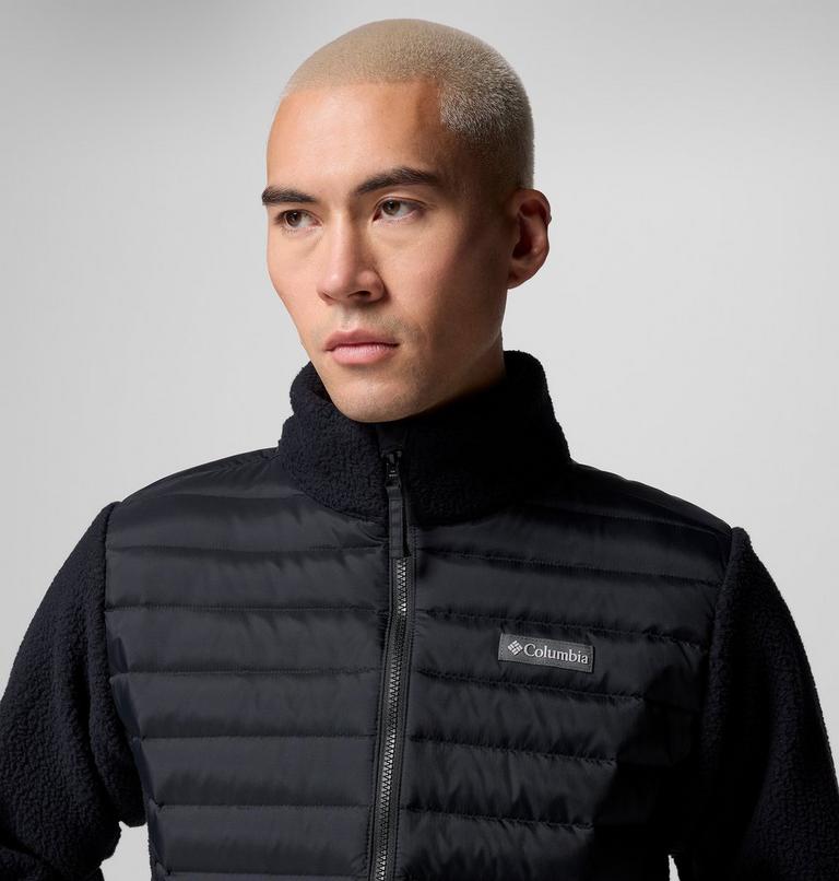 Chaqueta híbrida de plumón Juniper Peak para hombre, Color: Black, image 6