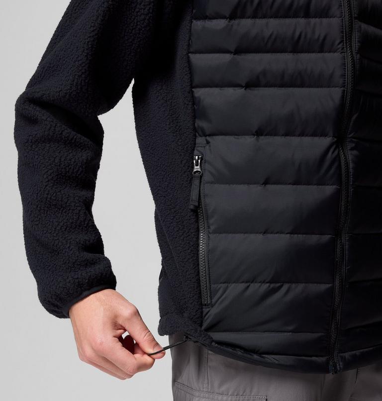 Chaqueta híbrida de plumón Juniper Peak para hombre, Color: Black, image 7
