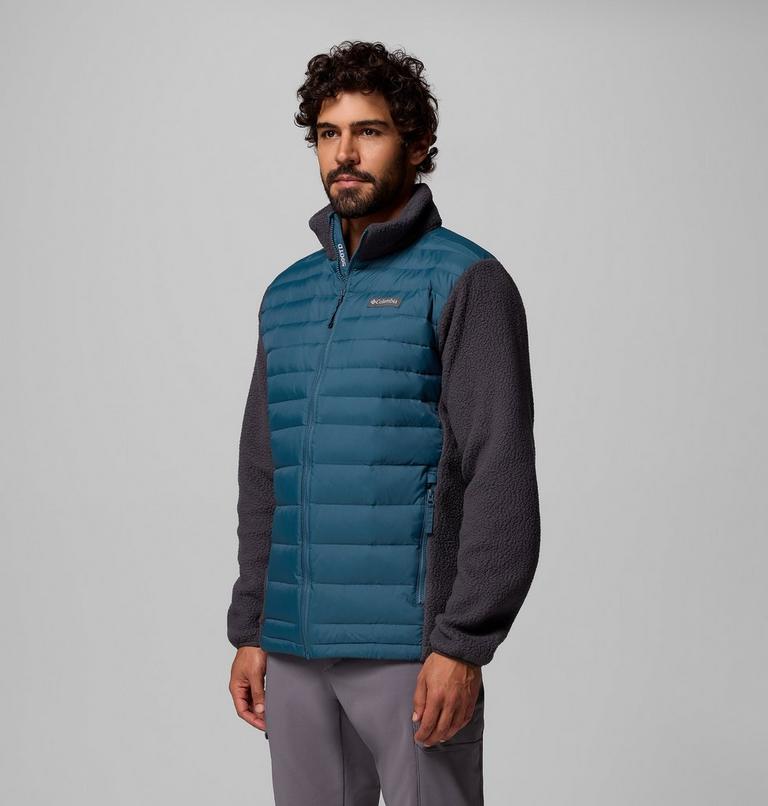 Chaqueta híbrida de plumón Juniper Peak para hombre, Color: Everblue, Shark, image 4