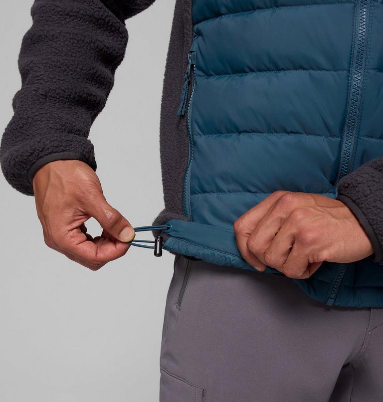 Chaqueta híbrida de plumón Juniper Peak para hombre, Color: Everblue, Shark, image 8