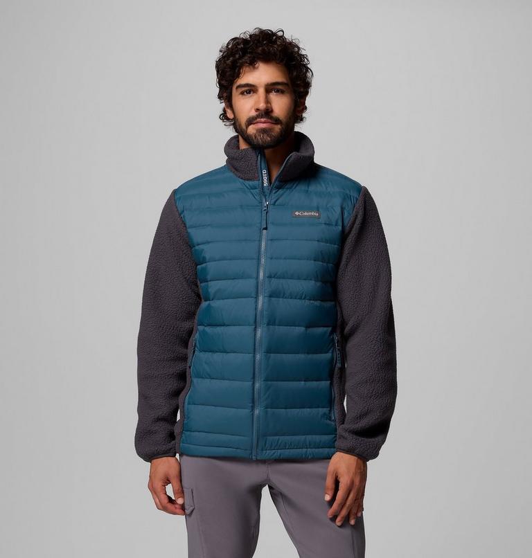 Chaqueta híbrida de plumón Juniper Peak para hombre, Color: Everblue, Shark, image 1