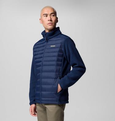 Veste en Duvet Hybride Juniper Peak Homme, Color: Collegiate Navy, image 4