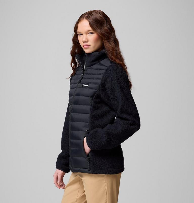 Chaqueta híbrida de plumón Juniper Peak para mujer, Color: Black, image 4