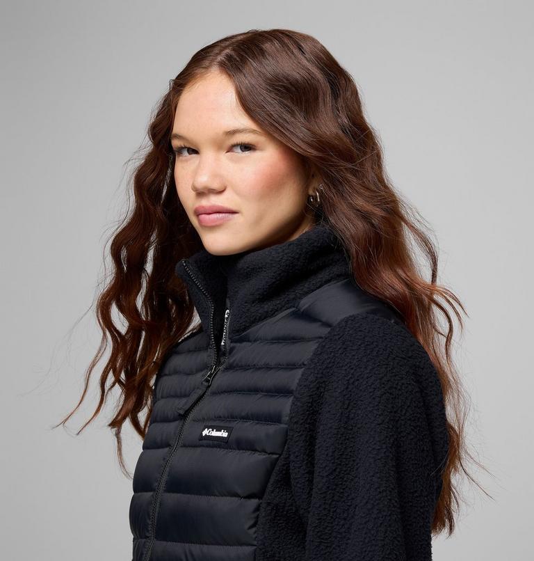 Chaqueta híbrida de plumón Juniper Peak para mujer, Color: Black, image 6