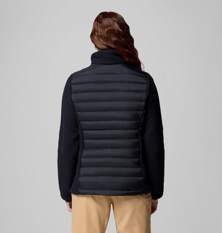 Chaqueta híbrida de plumón Juniper Peak para mujer, Color: Black, image 3