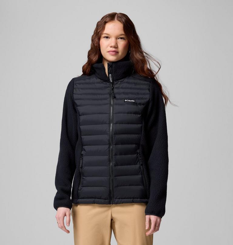 Chaqueta híbrida de plumón Juniper Peak para mujer, Color: Black, image 1