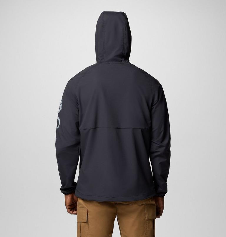 Men's Panther Creek II Hiking Softshell Jacket, Color: Black, image 2