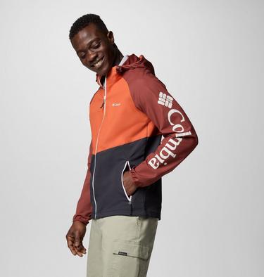 Men's Panther Creek II Hiking Softshell Jacket, Color: Black, Tuscan, Spice, image 3