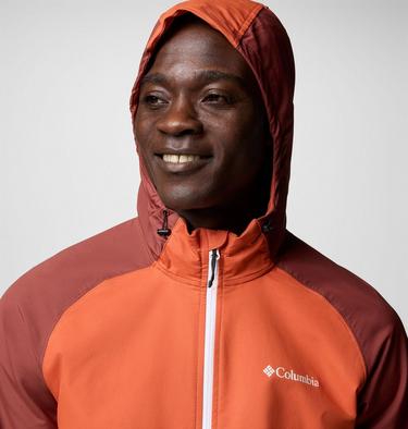 Men's Panther Creek II Hiking Softshell Jacket, Color: Black, Tuscan, Spice, image 4