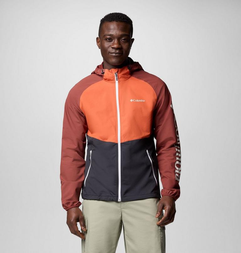 Chaqueta softshell de senderismo Panther Creek II para hombre, Color: Black, Tuscan, Spice, image 1