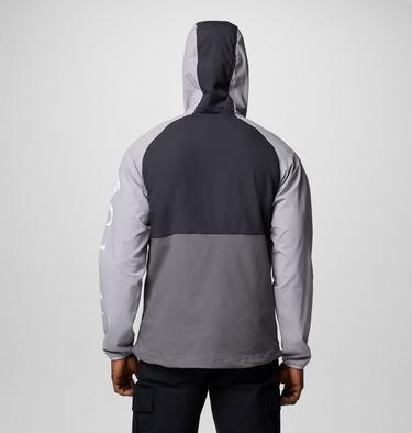 Men's Panther Creek II Hiking Softshell Jacket, Color: City Grey, Black, Columbia Grey, image 2