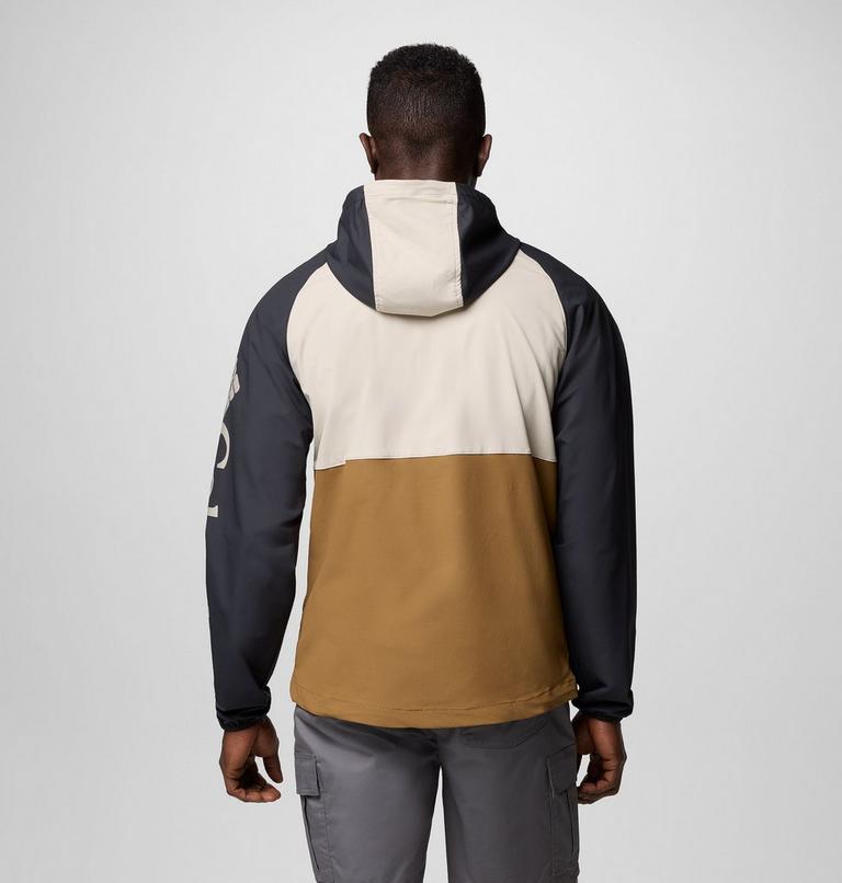 Chaqueta softshell de senderismo Panther Creek II para hombre, Color: Delta, Dark Stone, Black, image 2