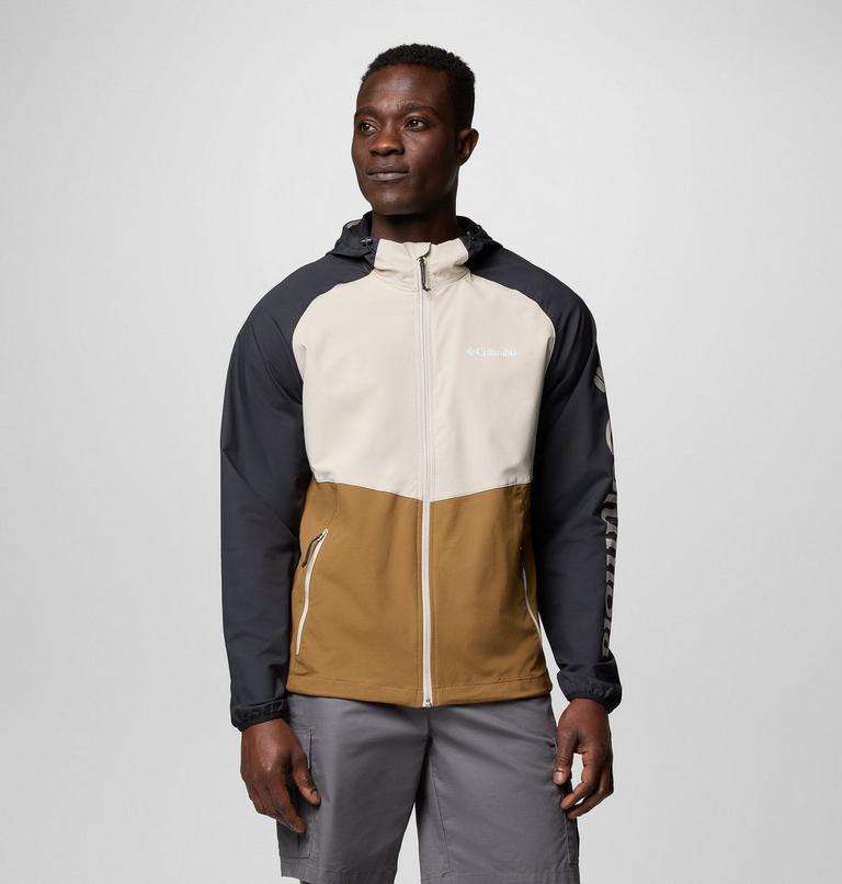 Chaqueta softshell de senderismo Panther Creek II para hombre, Color: Delta, Dark Stone, Black, image 1