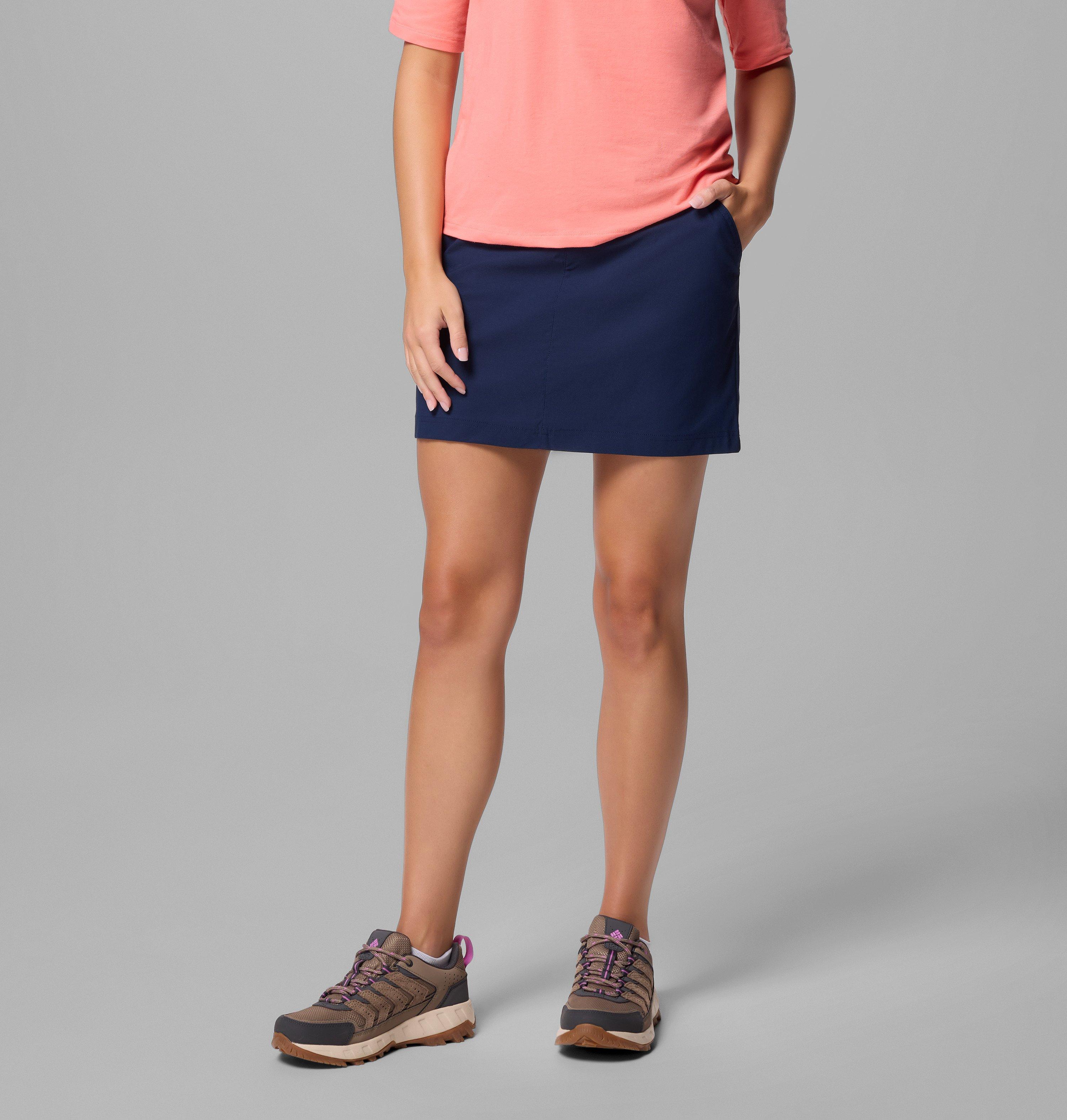 Columbia Sportswear Women's Blue Columbia - Leslie Falls™ Ii Hiking Skort - Collegiate Navy Size 8 Uk