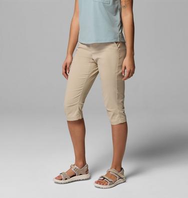 Pantaloni al ginocchio da hiking Leslie Falls da donna, Color: Ancient Fossil, image 8