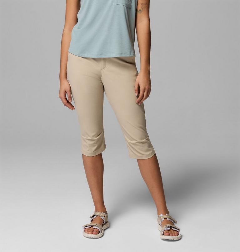 Women's Leslie Falls Knee Hiking Trousers, Color: Ancient Fossil, image 1