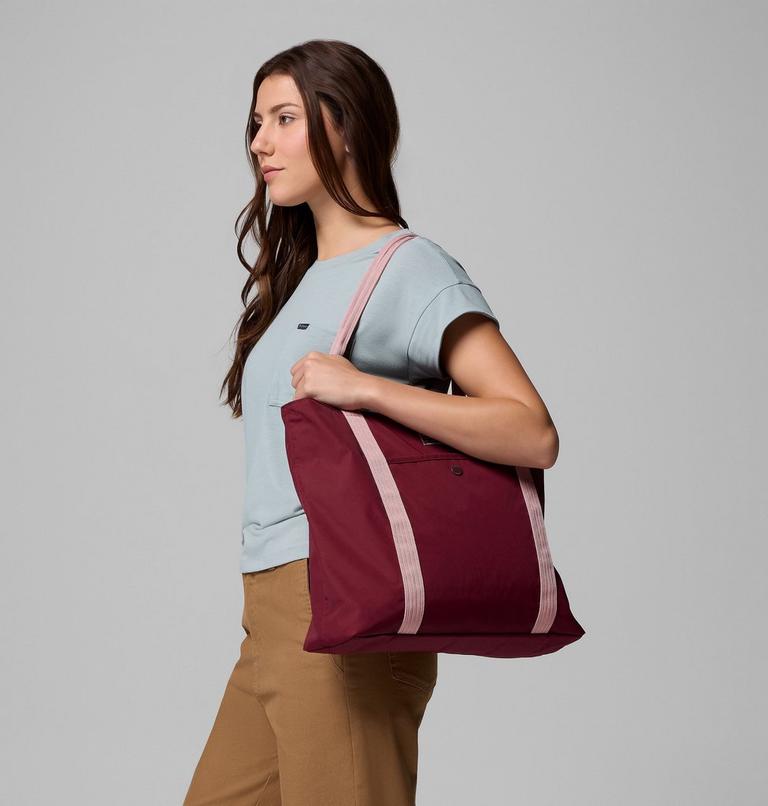 Cottonwood Creek Tote, Color: Rich Wine, Eraser Pink, image 5