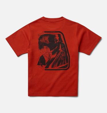 Kids’ Vader Short Sleeve Shirt, Color: Rust Red, image 2