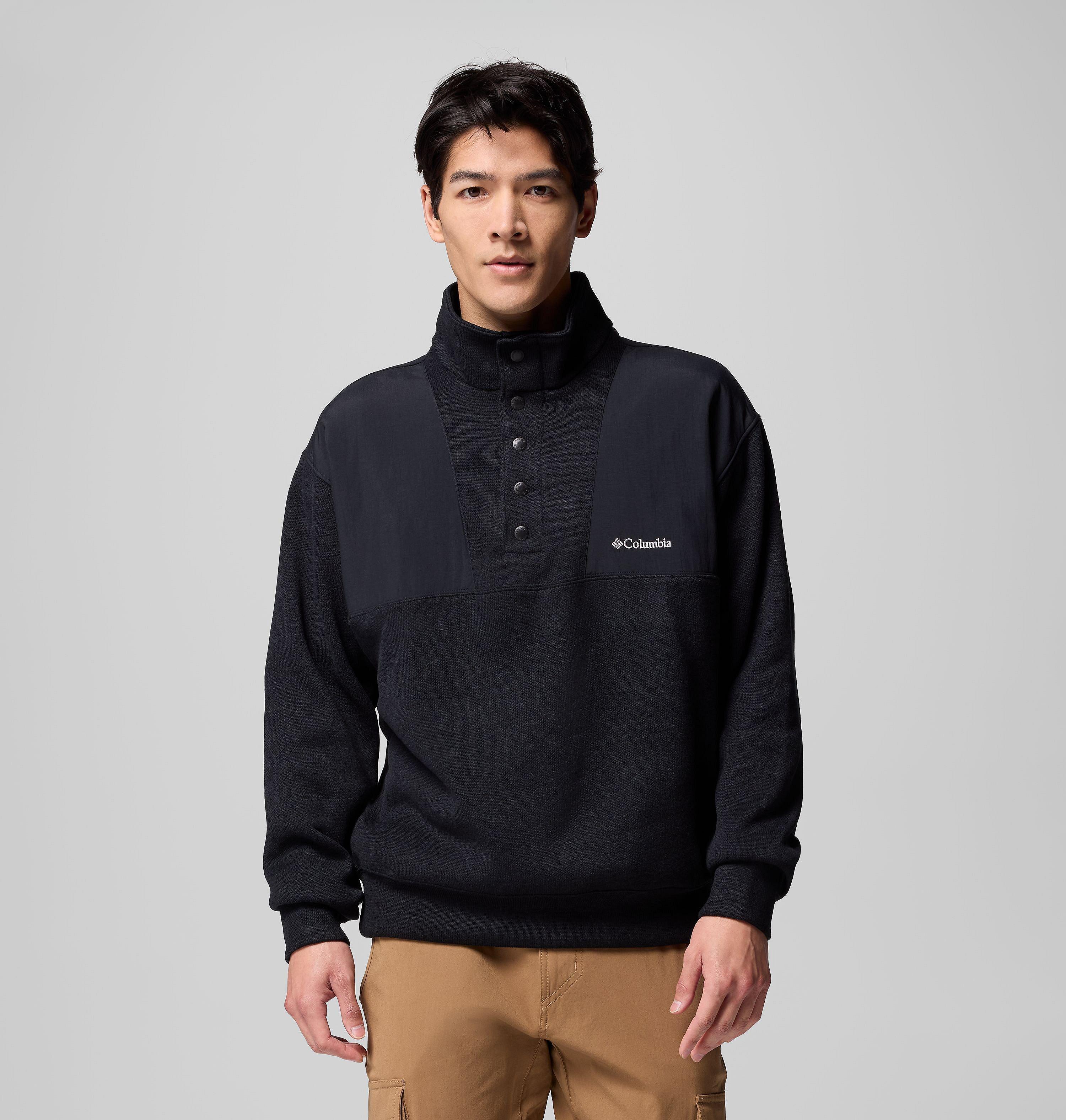 Men's Sweater Weather Relaxed Fit Half Snap Pullover 5