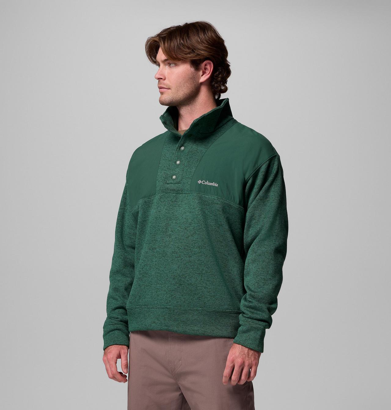 Men's Sweater Weather™ Relaxed Fit Half Snap Pullover 4