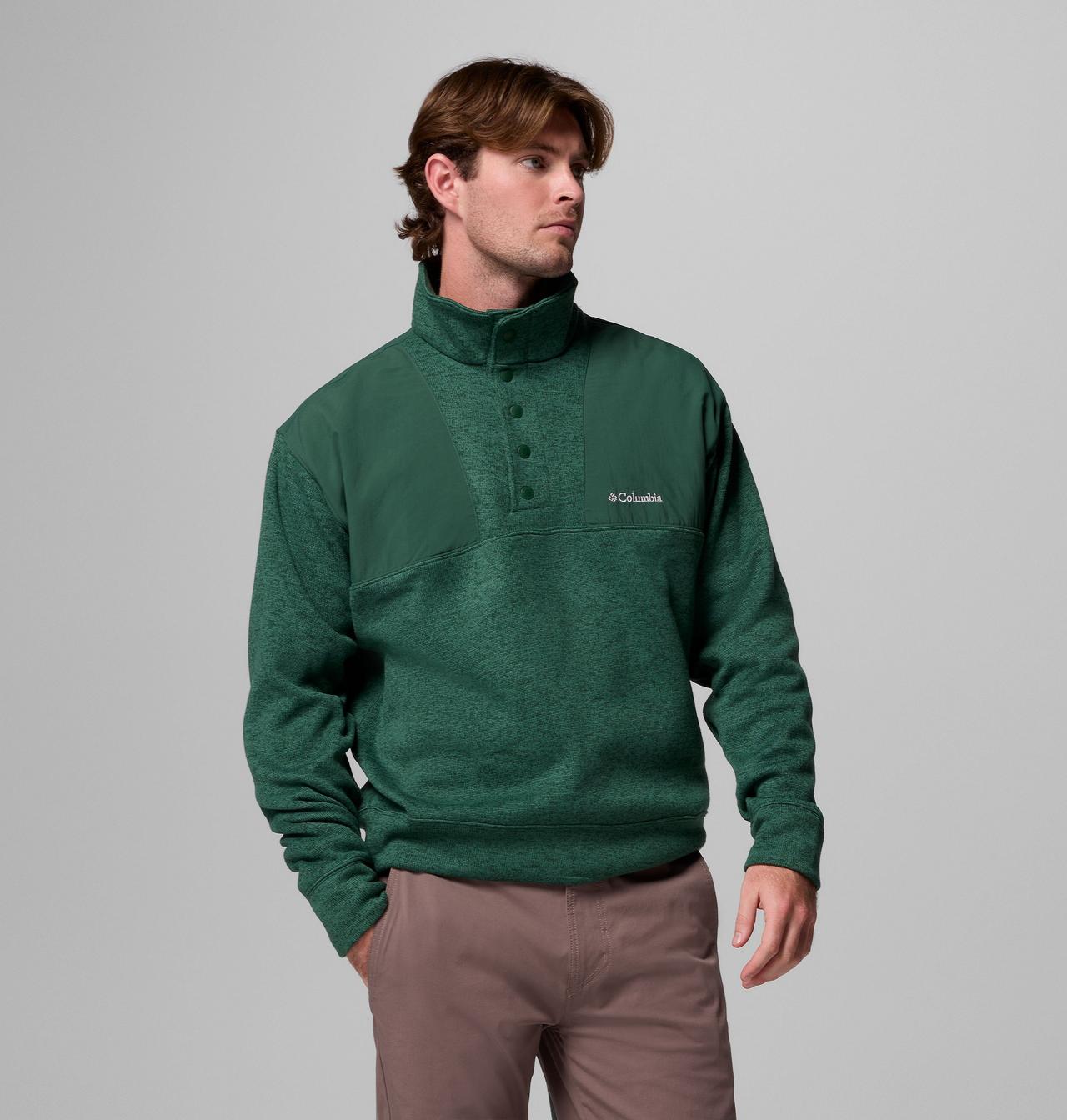 Men's Sweater Weather™ Relaxed Fit Half Snap Pullover 5